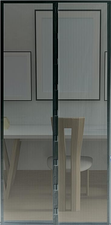 Door Magnetic Fly Screen | Automatic Curtain Closers | Insect Mesh Uk - DIVCHI