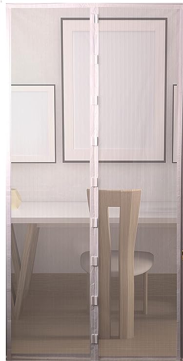 Door Magnetic Fly Screen | Automatic Curtain Closers | Insect Mesh Uk - DIVCHI