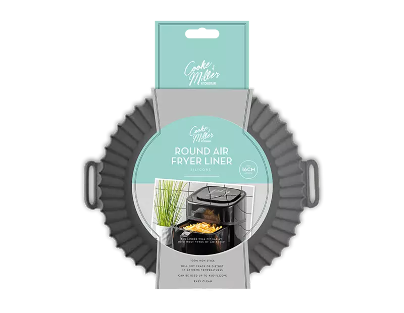 Resuable Air Fryer Silicone Liner Non sticky Easy to clean Available in 3 Shapes