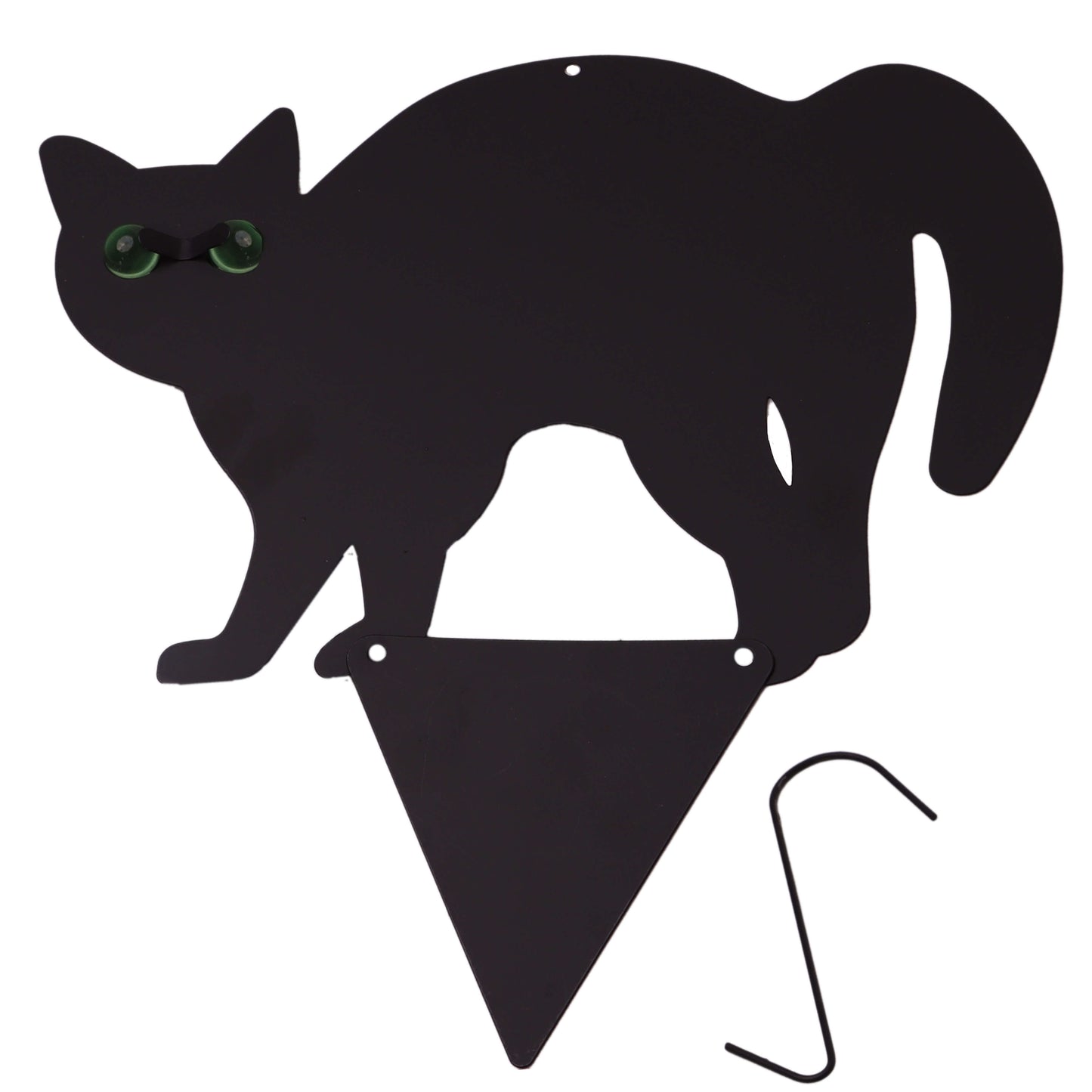 Black Cat Silhouette For Garden | Cat With Scary Eyes - DIVCHI