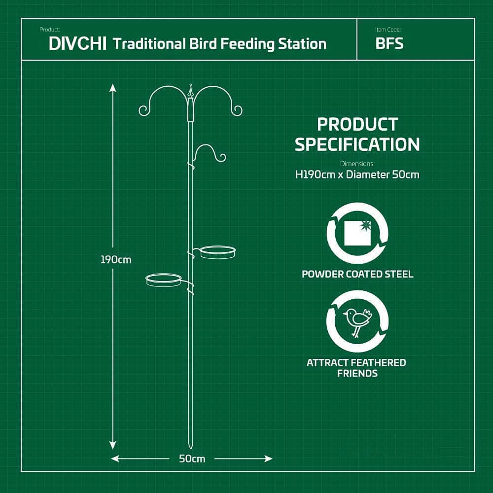 Hanging Metal Bird Feeder | Wild Bird Feeding Stations Uk