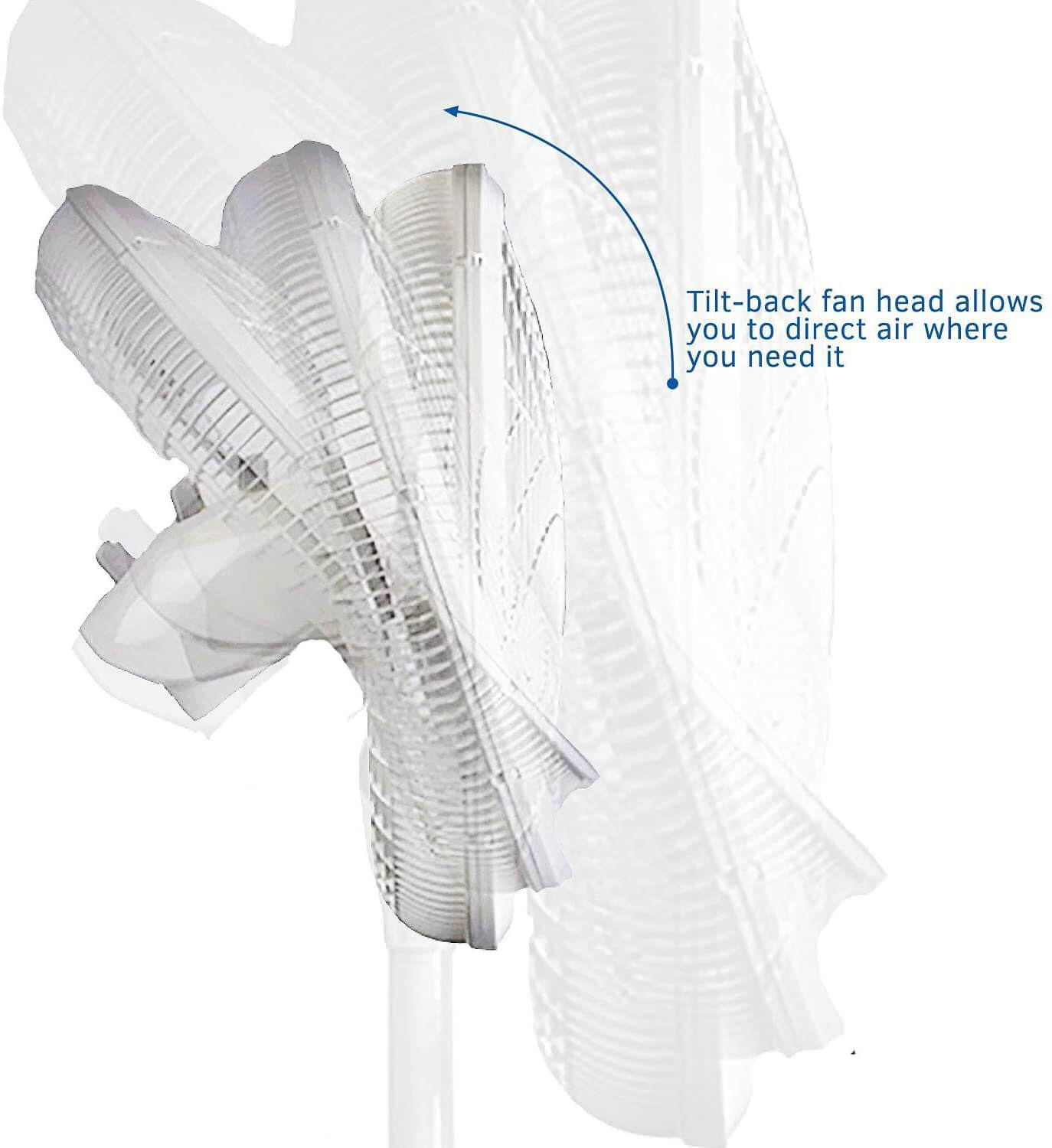 Oscillating Quiet Fan | Pedestal Electric Fan | Fan Pedestal - DIVCHI