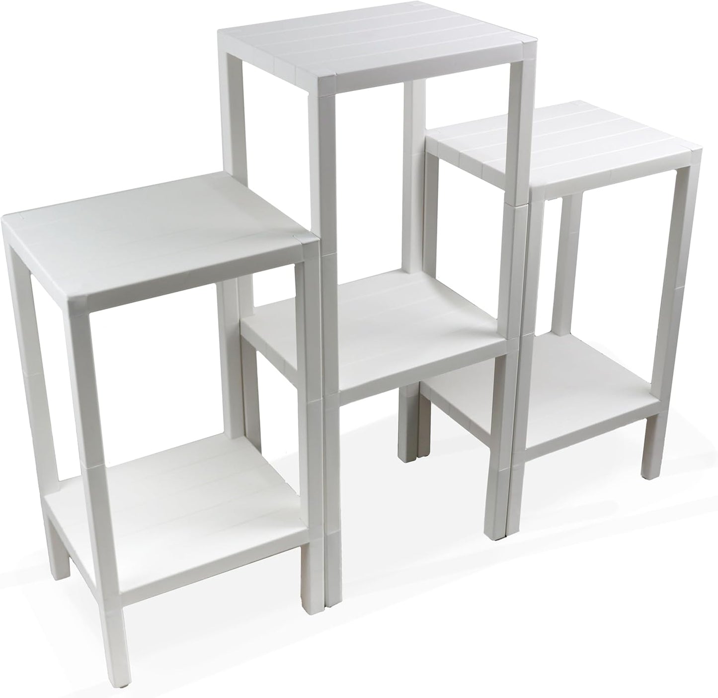 Side Tables Storage Coffee Bedside Table Perfect for Small Narrow Space - DIVCHI