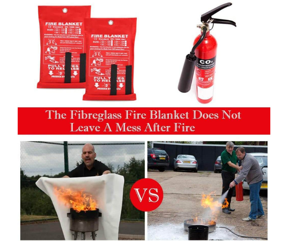 Fire Blankets For Kitchen | Camping Fire Blanket | Car Fire Blanket - DIVCHI