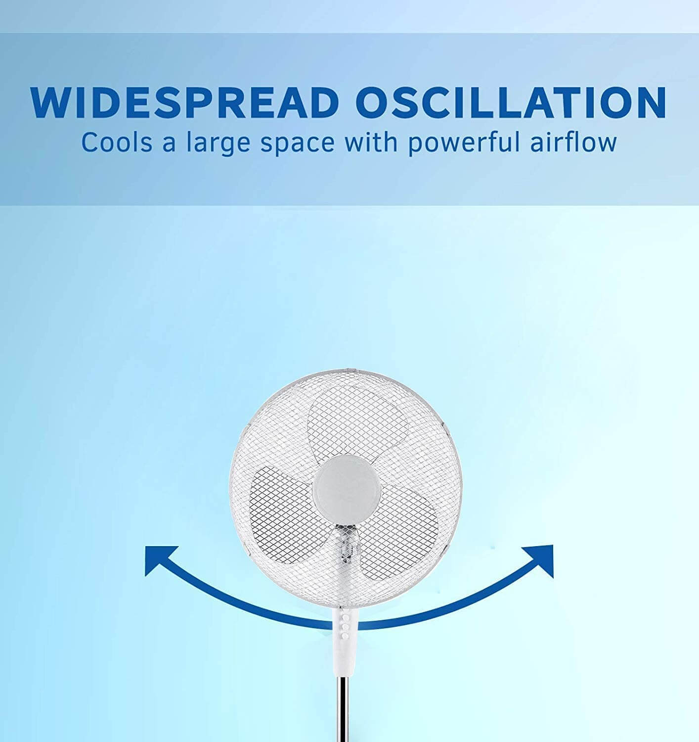 Oscillating Quiet Fan | Pedestal Electric Fan | Fan Pedestal - DIVCHI