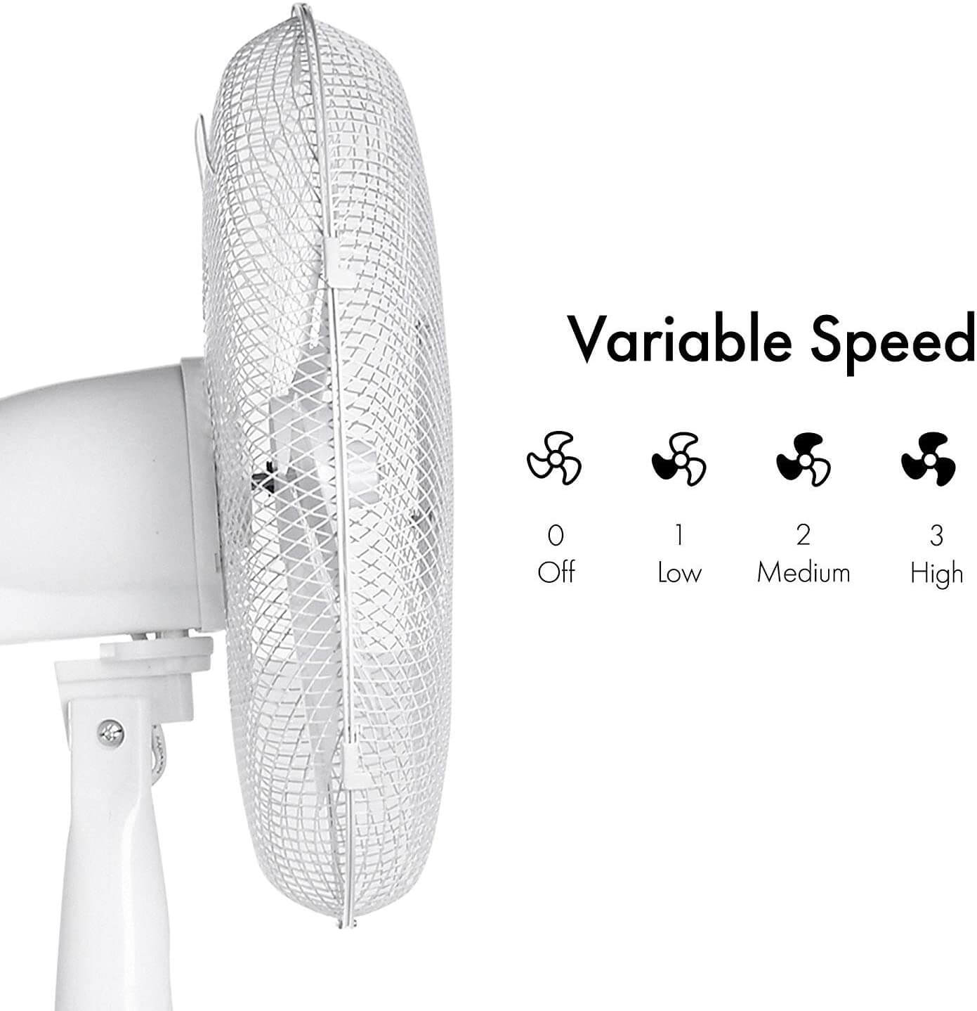 Oscillating Quiet Fan | Pedestal Electric Fan | Fan Pedestal - DIVCHI