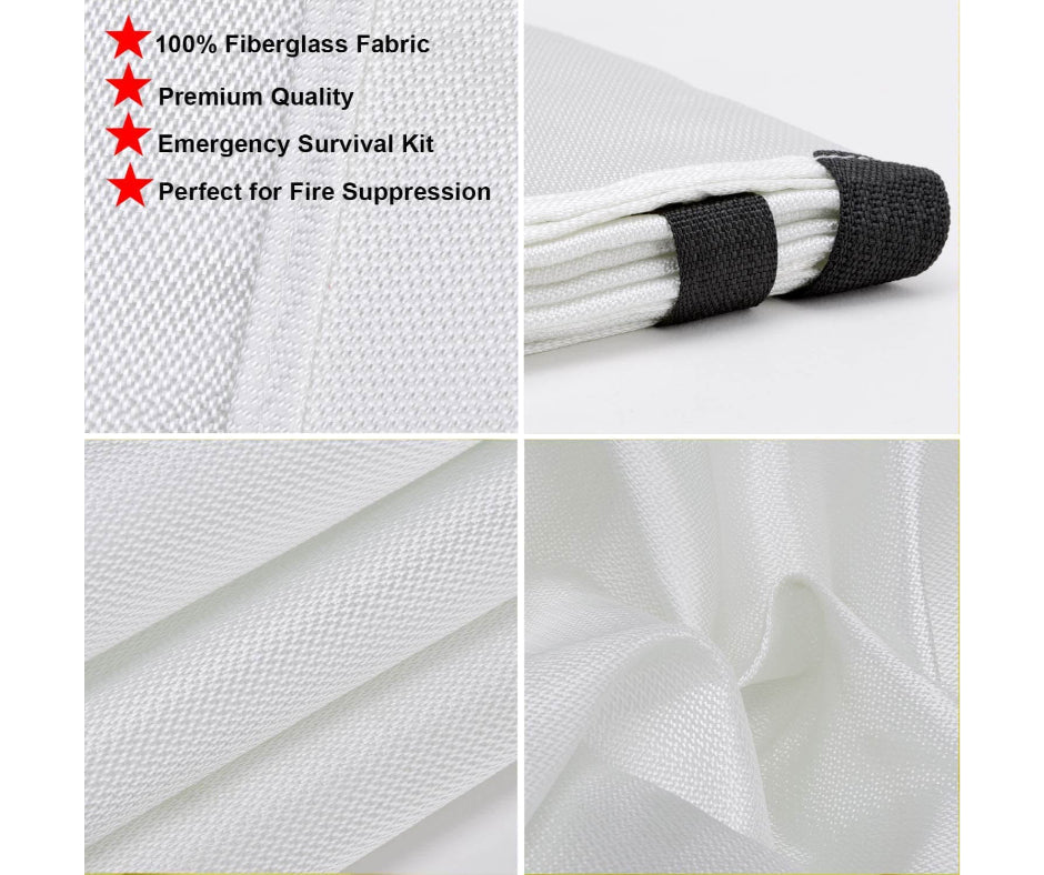Fire Blankets For Kitchen | Camping Fire Blanket | Car Fire Blanket - DIVCHI