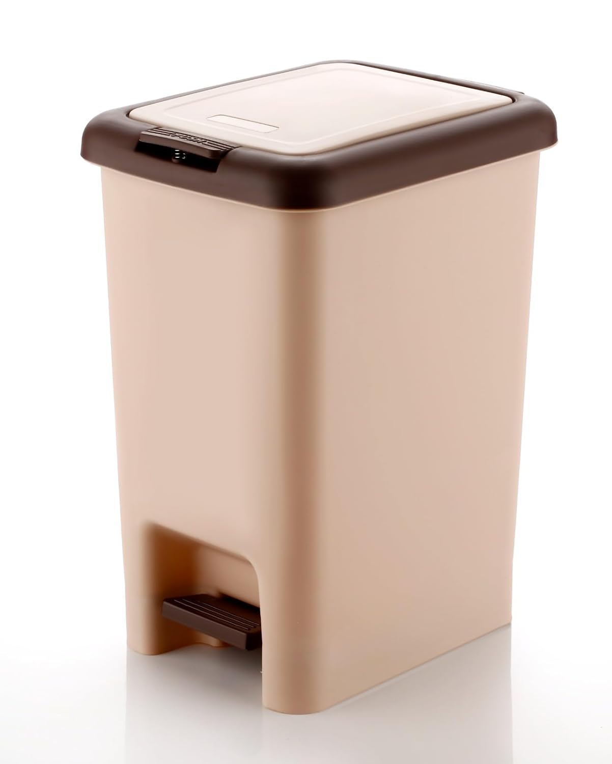 Kitchen Trash Can with Pedal - Wastebasket for Home, Office, Bathroom and Bedroom - Garbage Bin with Lid and Liner - DIVCHI