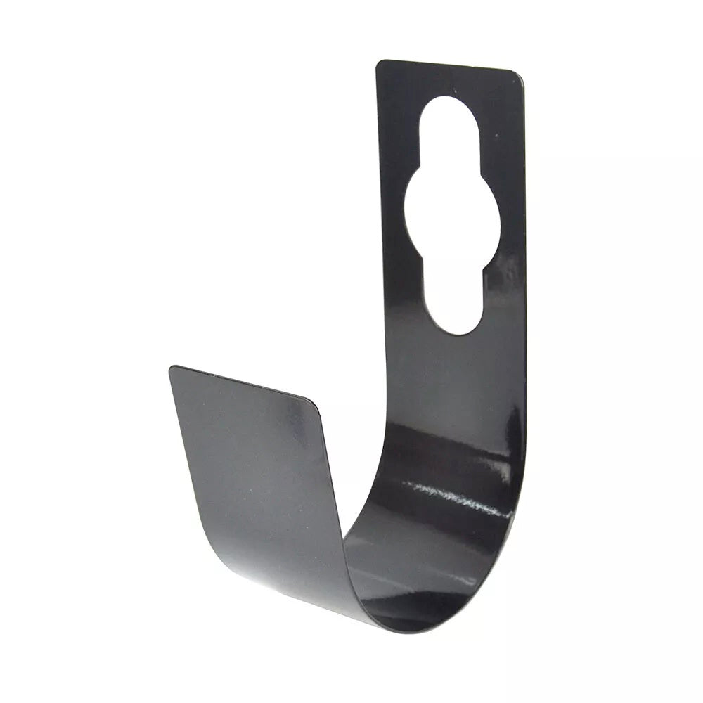 Black Metal Hose Pipe Holder Easy Installation Perfect to Hang Pipes - DIVCHI