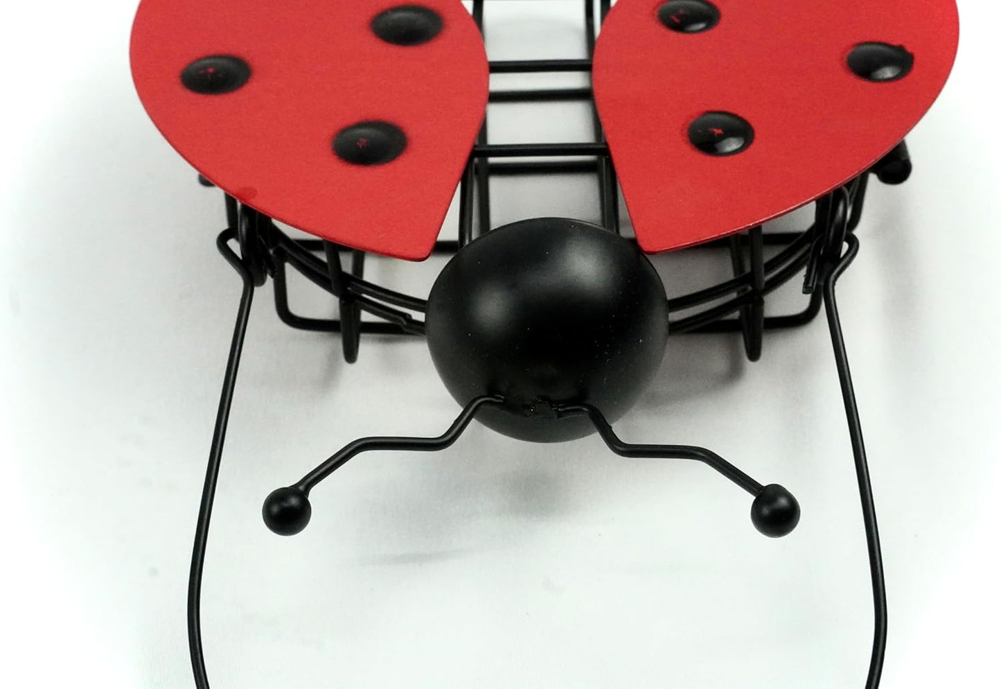 Bee And Ladybird Shaped Hanging Bird Feeder Decorative for Garden Easy to Refill