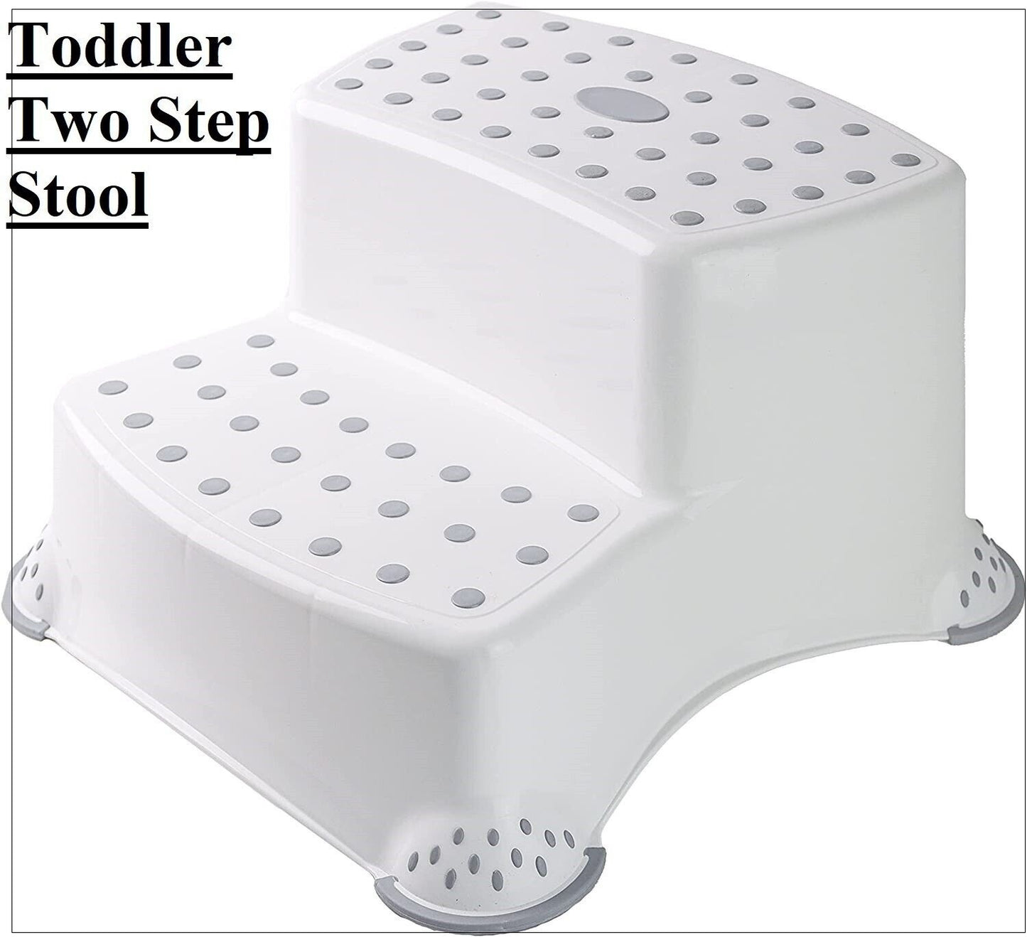 DIVCHI Toddler Two Steps Stools Anti Slip Stool Potty Training For Bathroom - DIVCHI