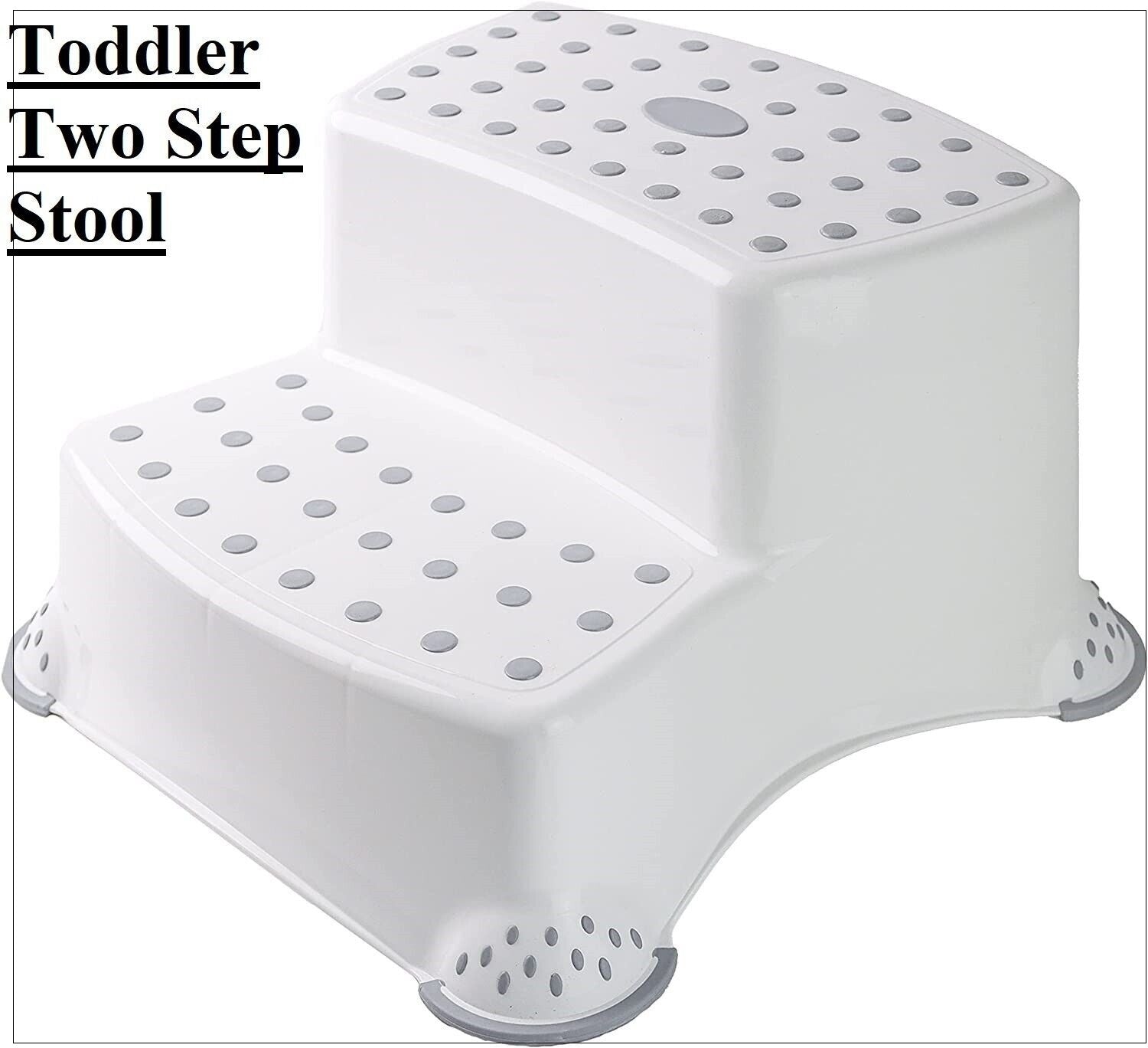 DIVCHI Toddler Two Steps Stools Anti Slip Stool Potty Training For Bathroom - DIVCHI