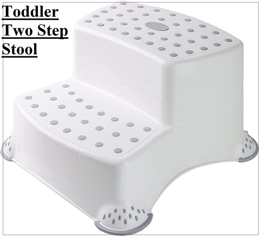 DIVCHI Toddler Two Steps Stools Anti Slip Stool Potty Training For Bathroom - DIVCHI