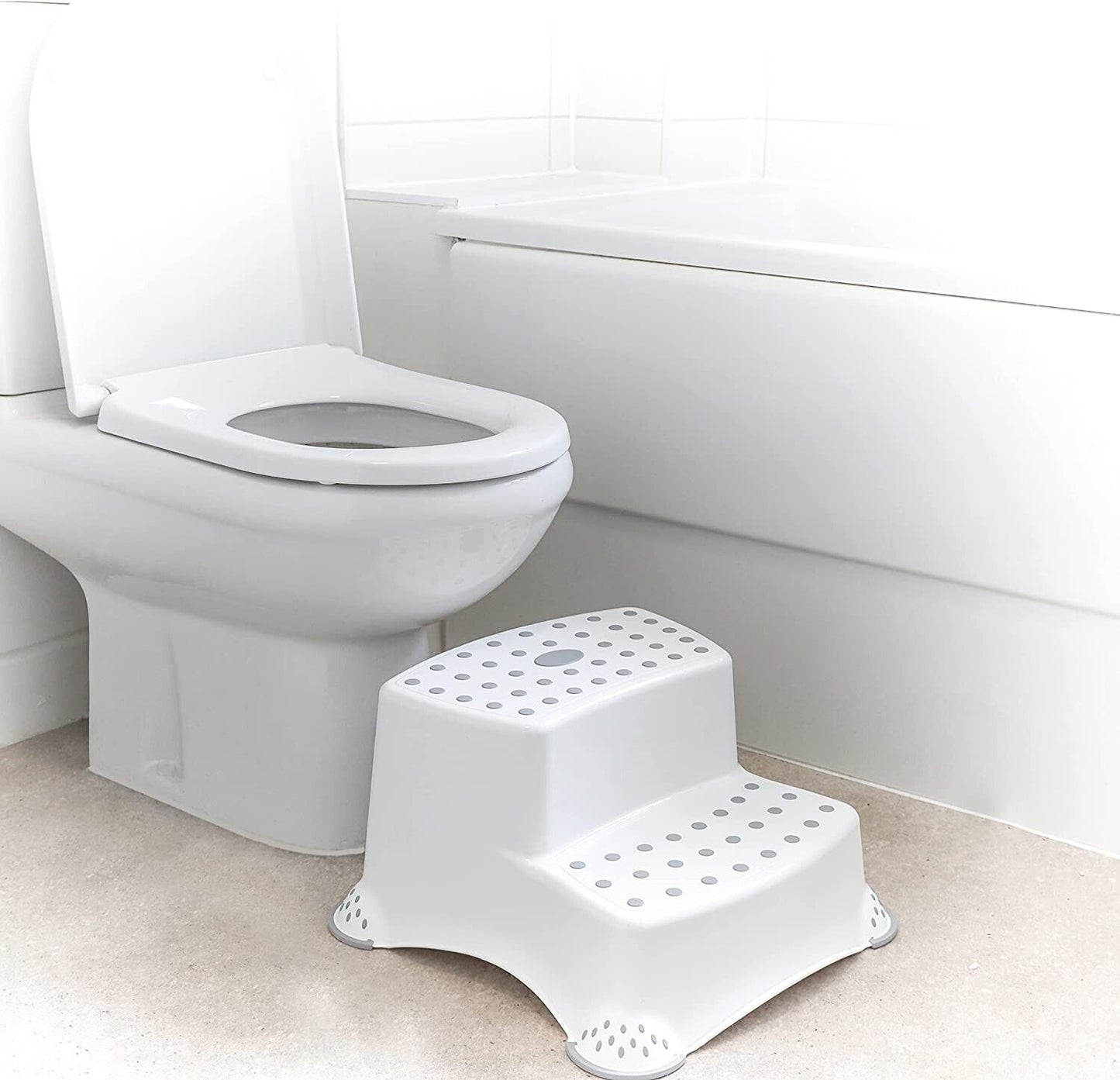 DIVCHI Toddler Two Steps Stools Anti Slip Stool Potty Training For Bathroom - DIVCHI