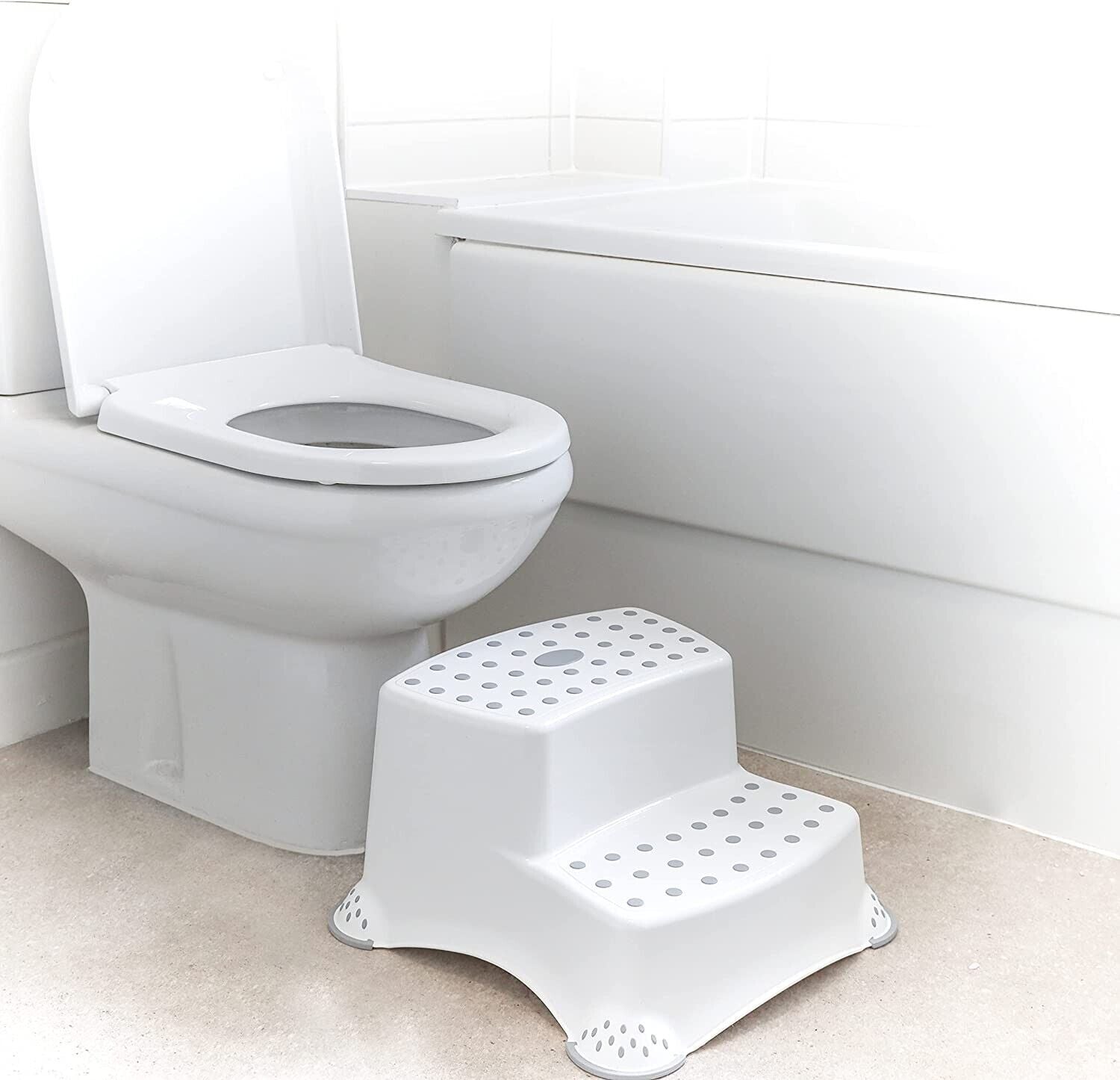 DIVCHI Toddler Two Steps Stools Anti Slip Stool Potty Training For Bathroom - DIVCHI