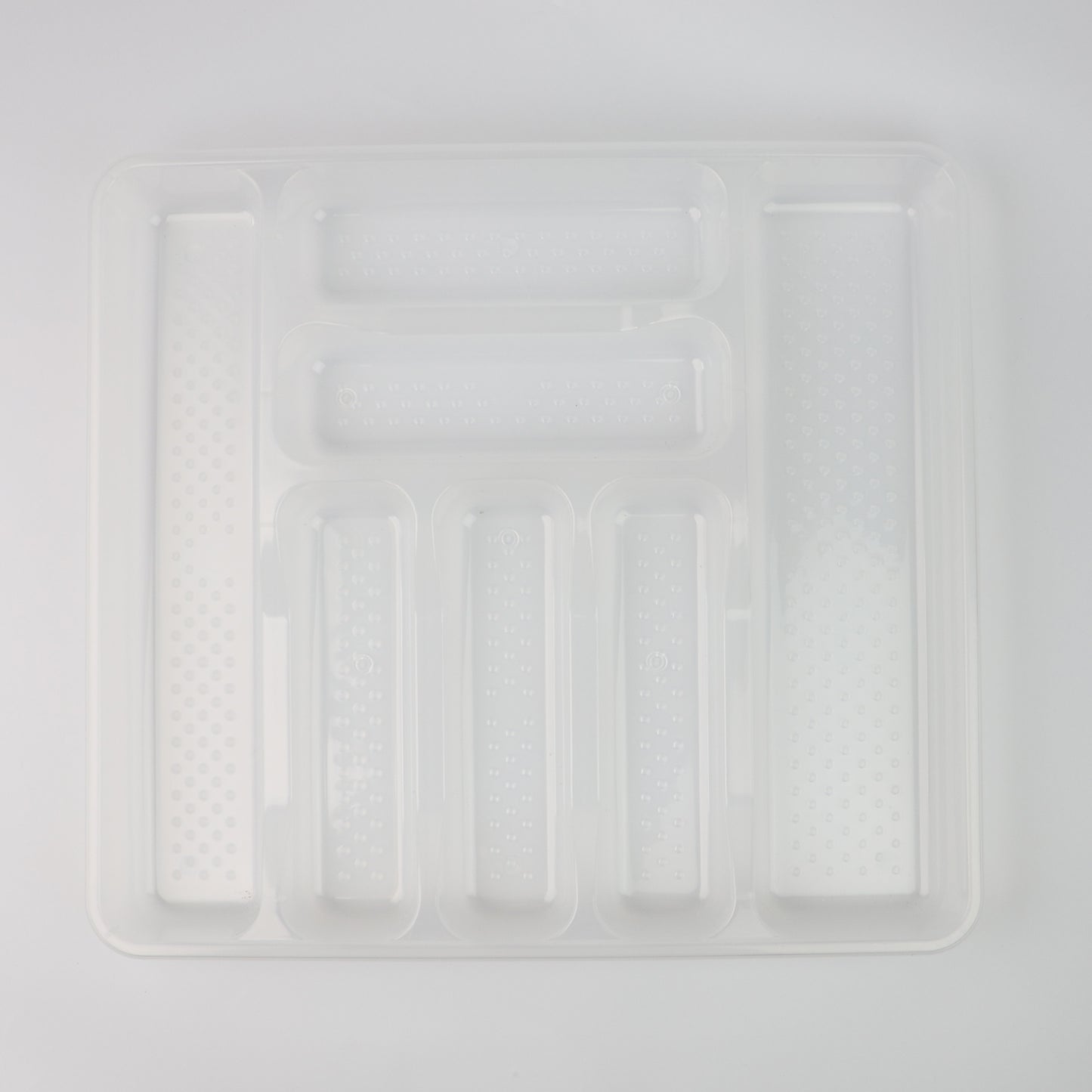 7 Compartment Plastic Cutlery Trays Perfect Kitchen Draw Organiser - DIVCHI