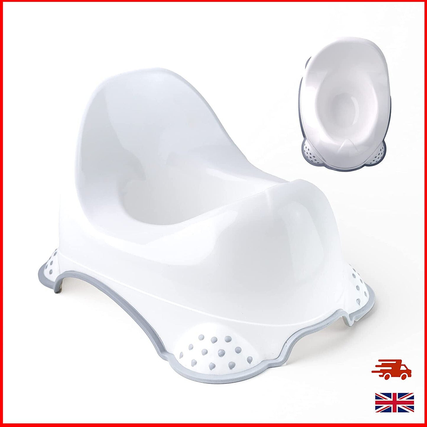 DIVCHI Baby Potty Training high back Non slip Lightweigted seat for toddlers - DIVCHI