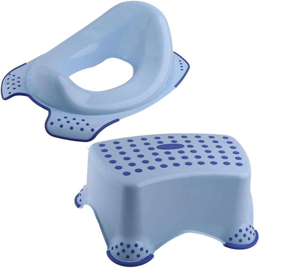 Toilet Training Kids Non Slip Up Step Stool Unisex for Safe Toddler Loo Potty Tr