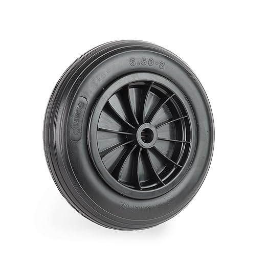 Pneumatic Wheel Air Filled Tires 4.8/4-8" Heavy-duty Replacement Wheels For Wheelbarrows, Hand Truck, Utility Cart, Garden Cart, Buggies - DIVCHI