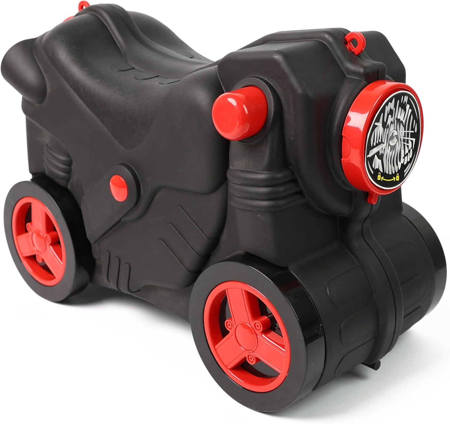 Kids Suitcase with Wheels Ride On Hand Luggage Cabin Trolley Travel Bags - DIVCHI