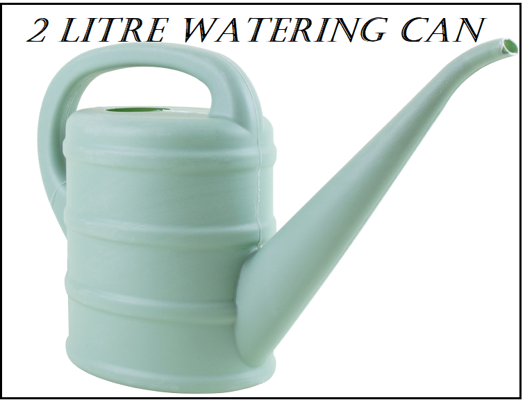 2 Litre Watering Can Durable Plastic Water sprinkler for Home plant and Garden - DIVCHI