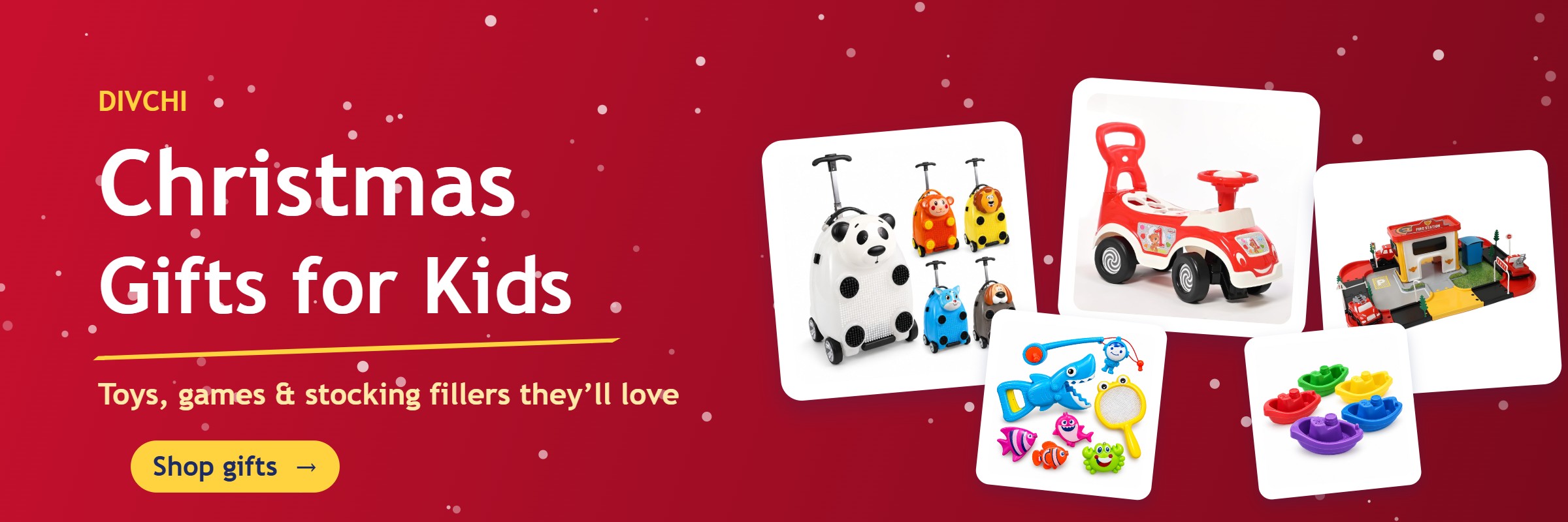 DIVCHI Christmas gifts for kids – toys, games and stocking fillers