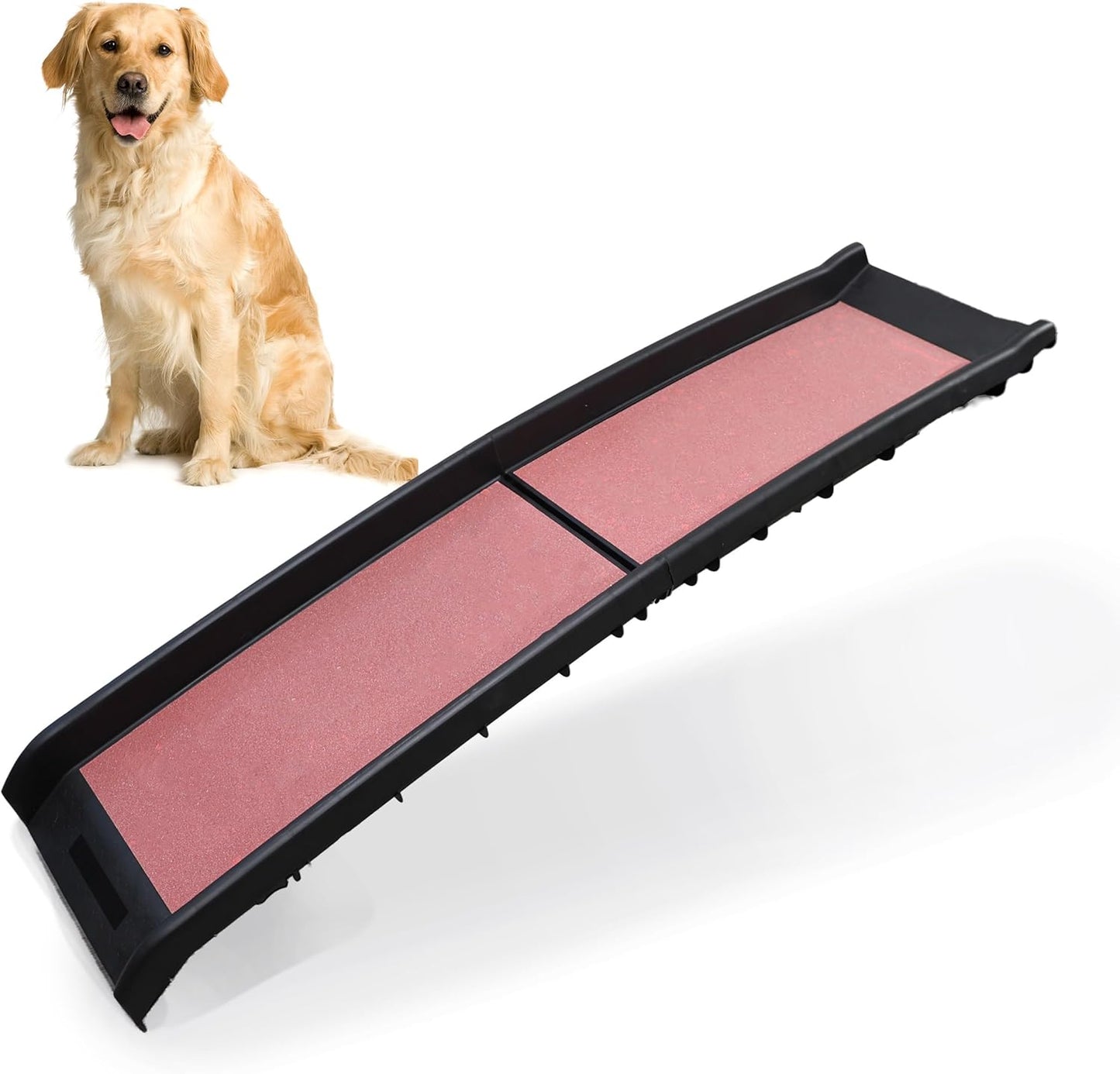 DIVCHI Pet Ramp Anti Slip Dog Ramps Lightweight & Portable Plastic Dog Car Ramps Foldable Pets Ramp - DIVCHI