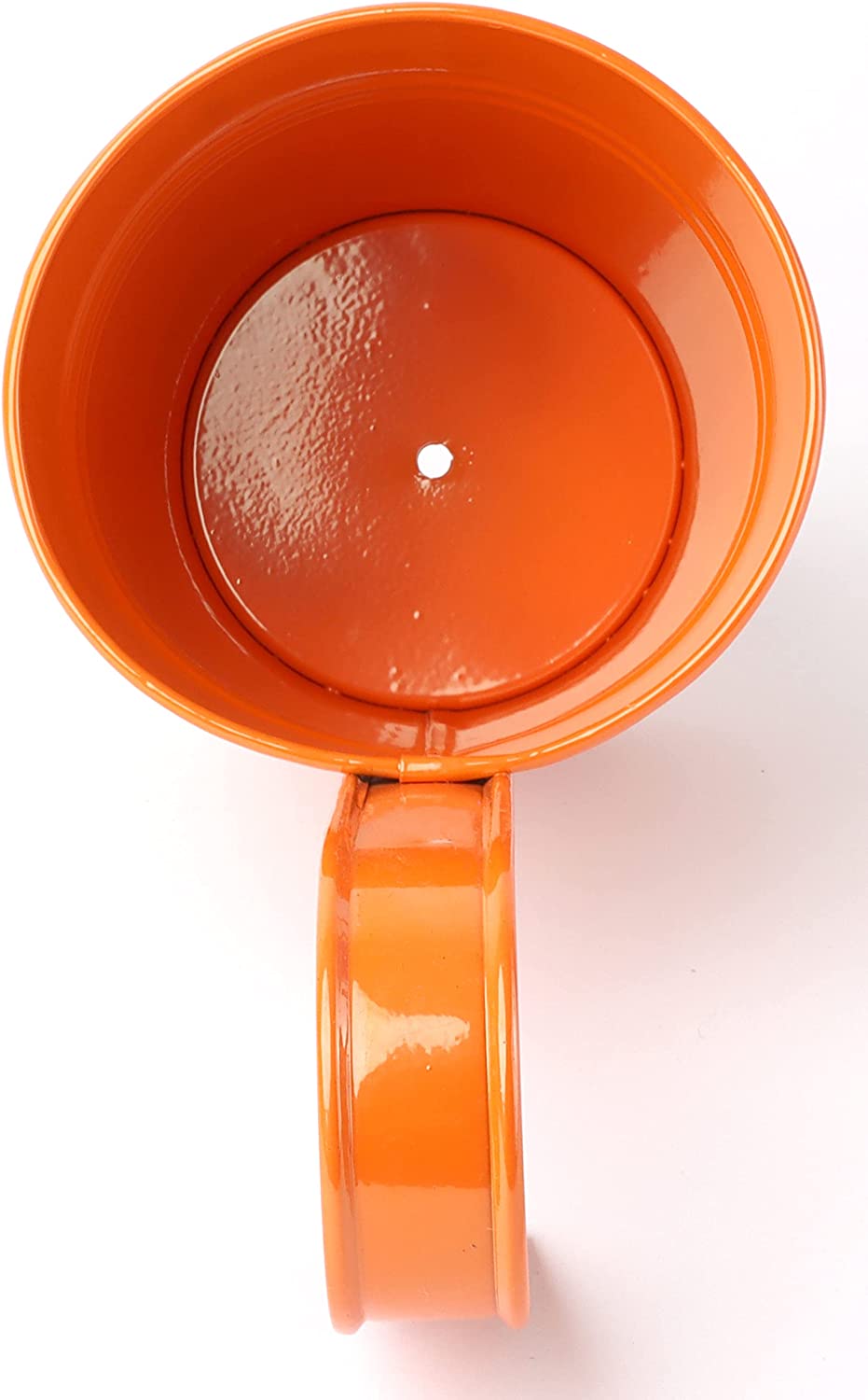 10 Pack Hanging Metal Flower Pot with Removable Handle, Garden Plants - DIVCHI