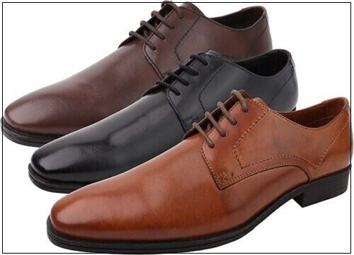 DIVCHI Men's Formal Shoes Footwear for Men Lace Up Leather - DIVCHI