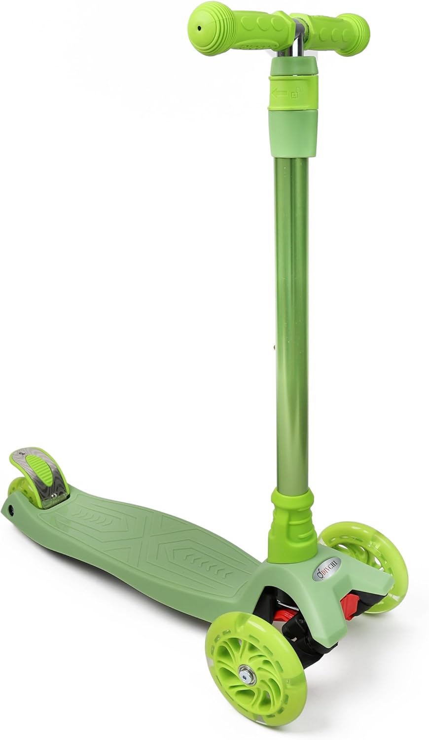 Scooter For Kids 3 Wheel Scooter For Girls & Boys, Kick Scooter With 4 Adjustable Height, Lean To Steer, Light Up Wheels Push Scooter For Children - DIVCHI