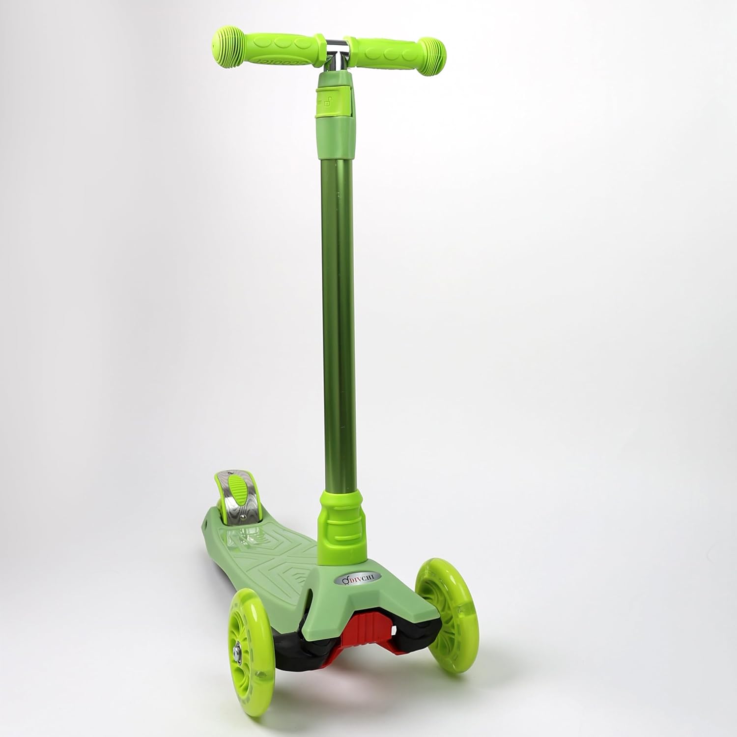 Scooter For Kids 3 Wheel Scooter For Girls & Boys, Kick Scooter With 4 Adjustable Height, Lean To Steer, Light Up Wheels Push Scooter For Children - DIVCHI