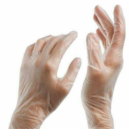 150 pack Multipurpose Transparent Plastic Disposable Safety lightweight Gloves - DIVCHI