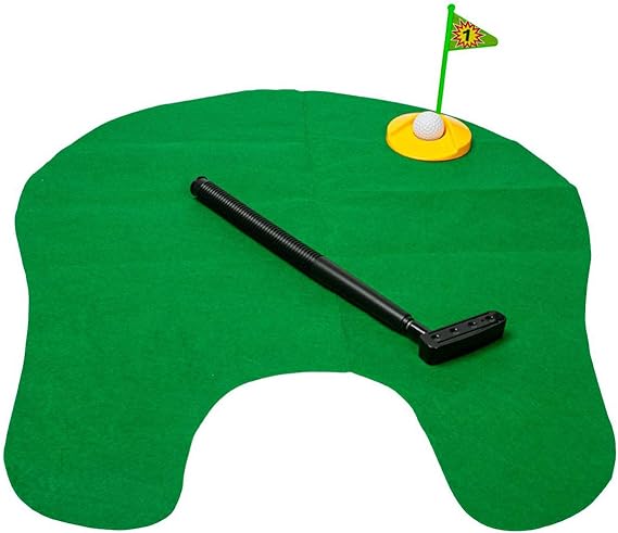 DIVCHI Toilet Golf Game Potty Bathroom Fun Activity Novelty Gift for Xmas - DIVCHI