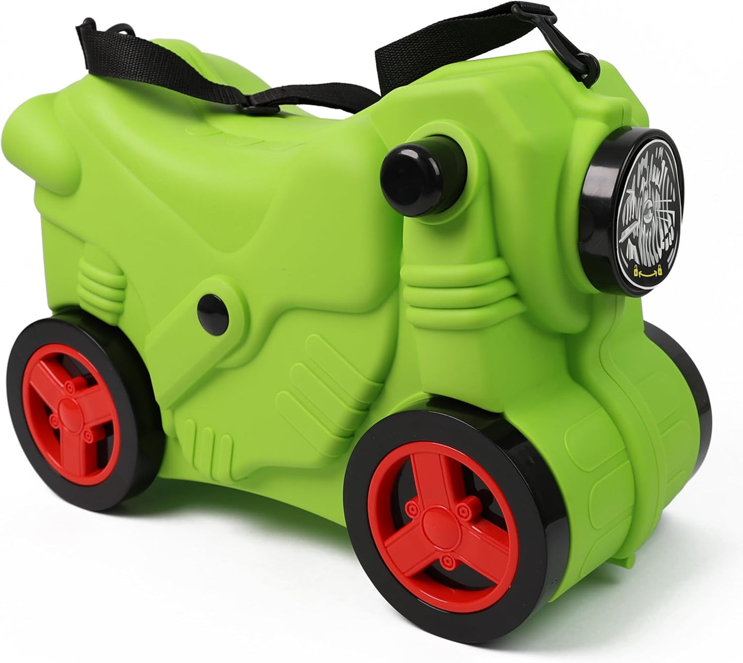 Kids Suitcase with Wheels Ride On Hand Luggage Cabin Trolley Travel Bags - DIVCHI