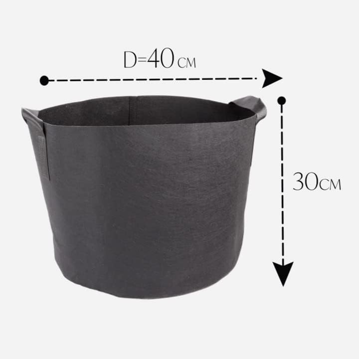 DIVCHI Vegetable Grow Bags,5 Pack Plant Grow Bags Breathable Garden Growing Bag - DIVCHI