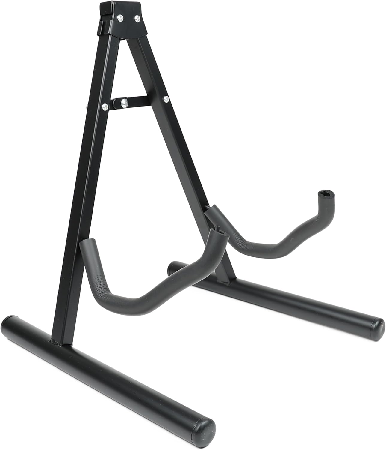 DIVCHI Guitar Stand A Frame, Foldable Bass Guitar Stand, Portable Electric Guitar Stand, Universal Guitar Stand Floor, Fits All Guitars Acoustic Electric Bass Stand A (Black) - DIVCHI