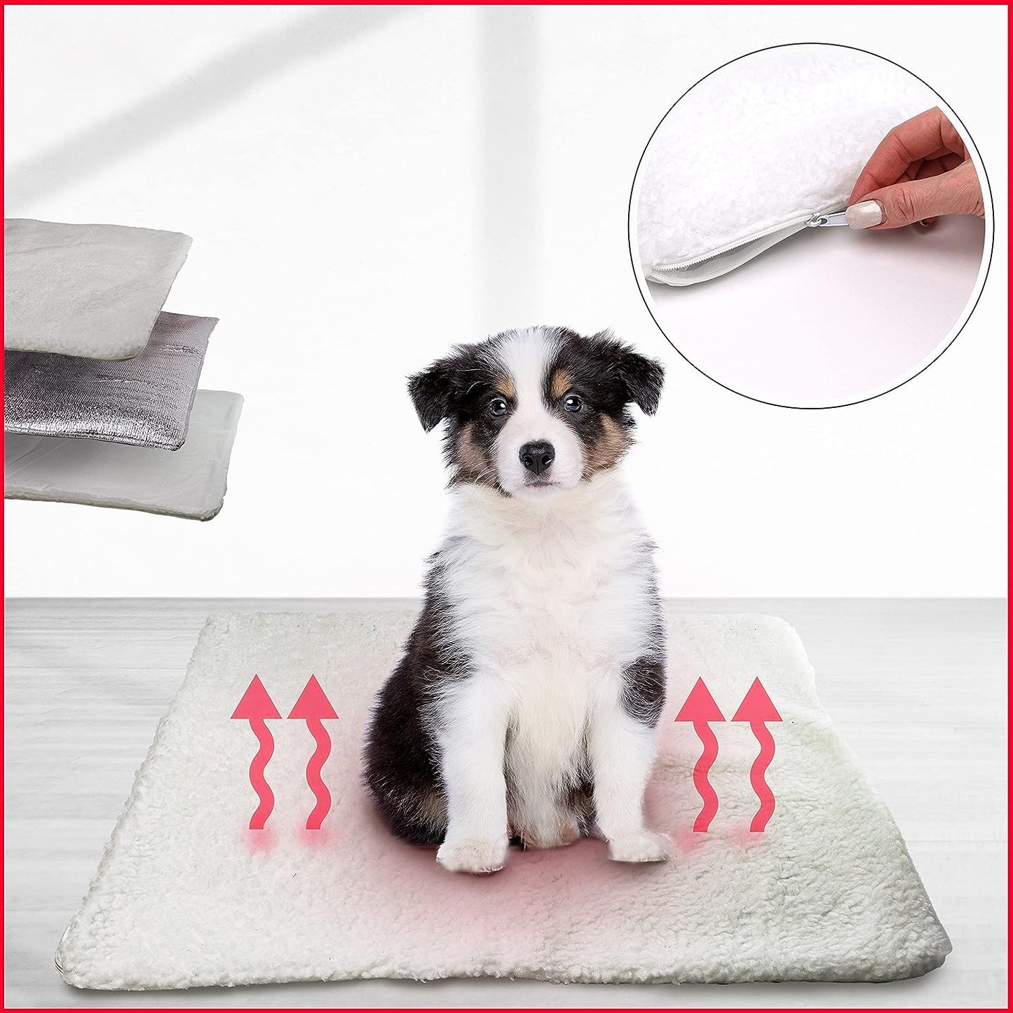 Self Heating Pet Pads Pet Blanket/Self Heated Cat Dog Bed - DIVCHI