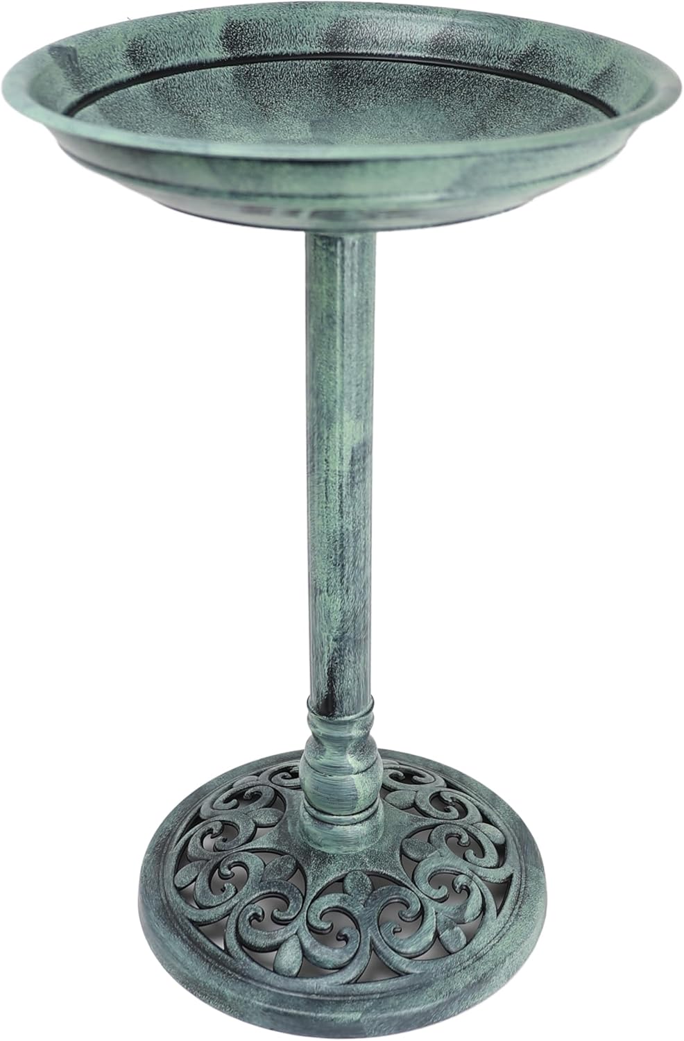 Bird Bath for Garden – DIVCHI Freestanding Outdoor Pedestal Bowl with 5 Design Variants - DIVCHI