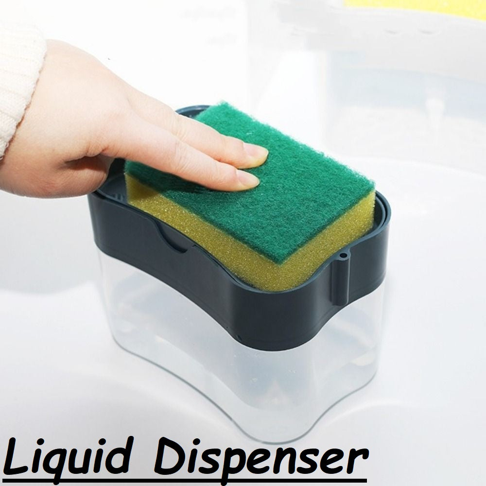 Liquid Dishwashing Dispenser Press Out Box Organizer Countertop Rack For Kitchen - DIVCHI