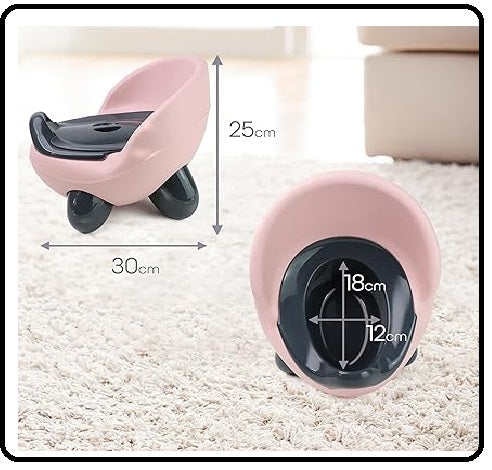 Toilet Training Seat with Non Slip Feet Splash Guard High Back Seat & Removable - DIVCHI