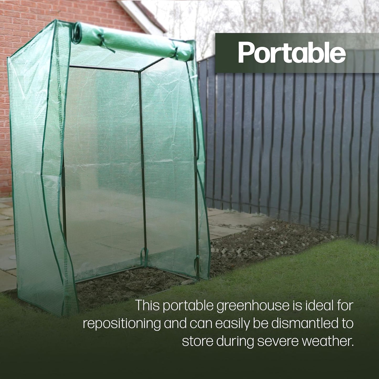 showing portability of tomato greenhouse