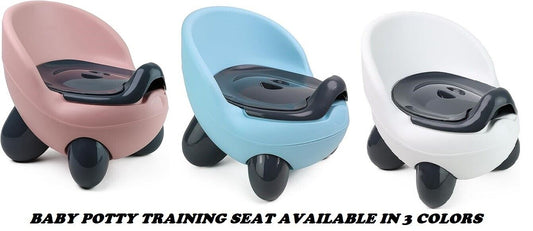 Toilet Training Seat with Non Slip Feet Splash Guard High Back Seat & Removable - DIVCHI