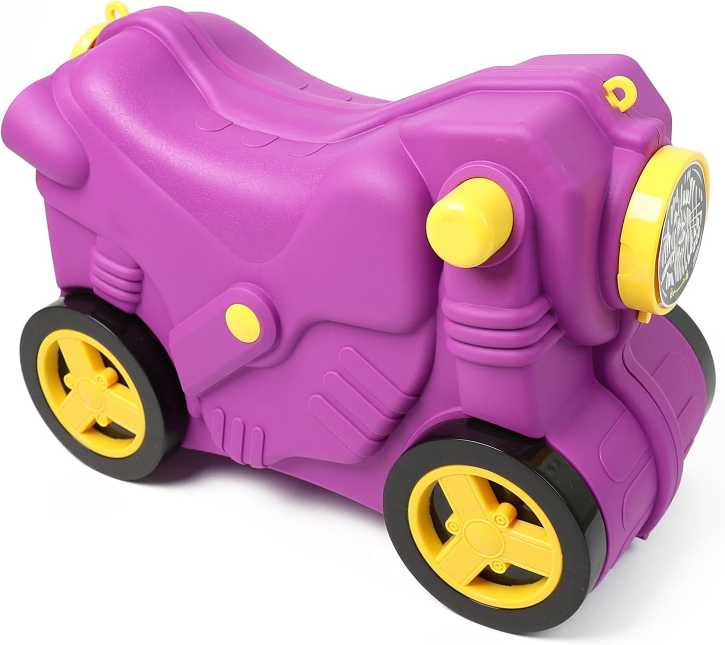 Kids Suitcase with Wheels Ride On Hand Luggage Cabin Trolley Travel Bags - DIVCHI