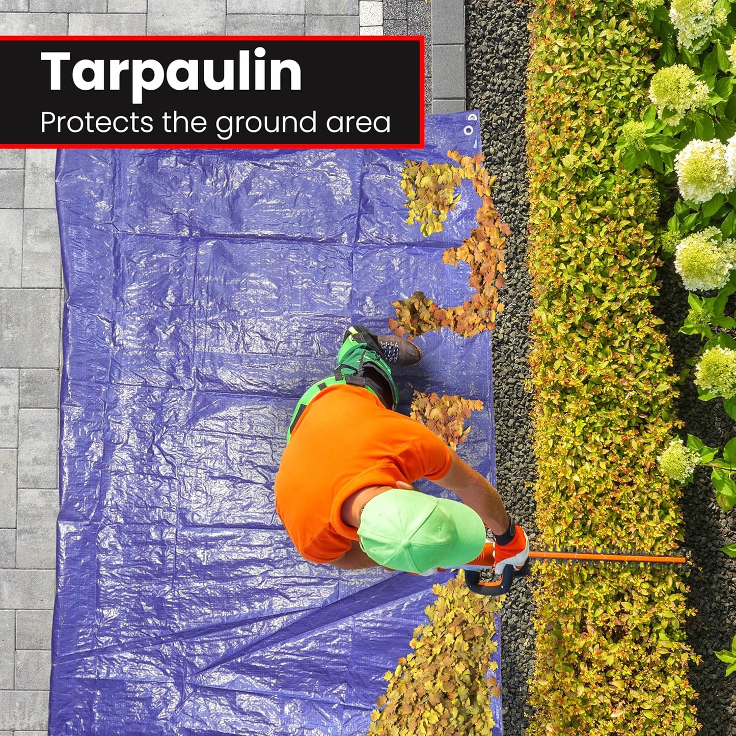 Tarpaulin Waterproof Heavy Duty Multipurpose Tarp Sheet Cover With Reinforced