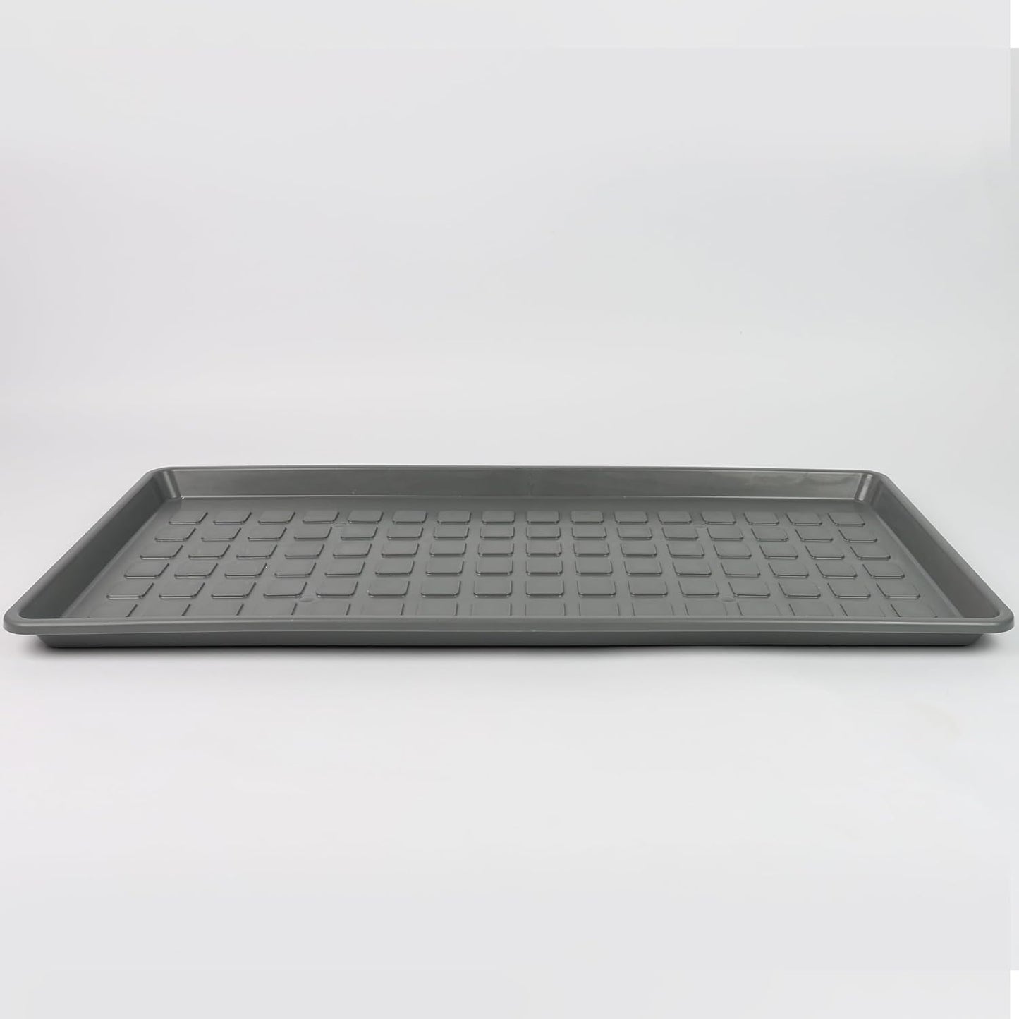 DIVCHI Shoes Tray Plastic Boot Tray With Raised Edges Multipurpose Entryway Shoe Tray | Footwear Organizer | Pet Food Mat | Tools Storage Tray (Grey)