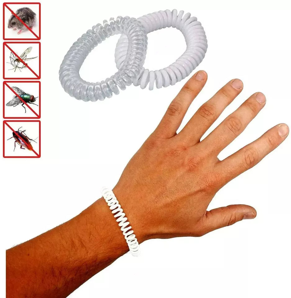 Anti Mosquito Wrist Bands Bracelet Waterproof Wrist Bands 100+Hours Protection - DIVCHI