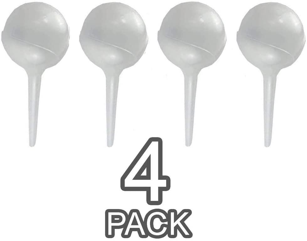 DIVCHI Self Watering Globes, Green Life Pack of 4 Aqua Globes Small Plant Flower Automatic Self Watering PVC Bulbs Ball Garden Waterer Device Set - DIVCHI