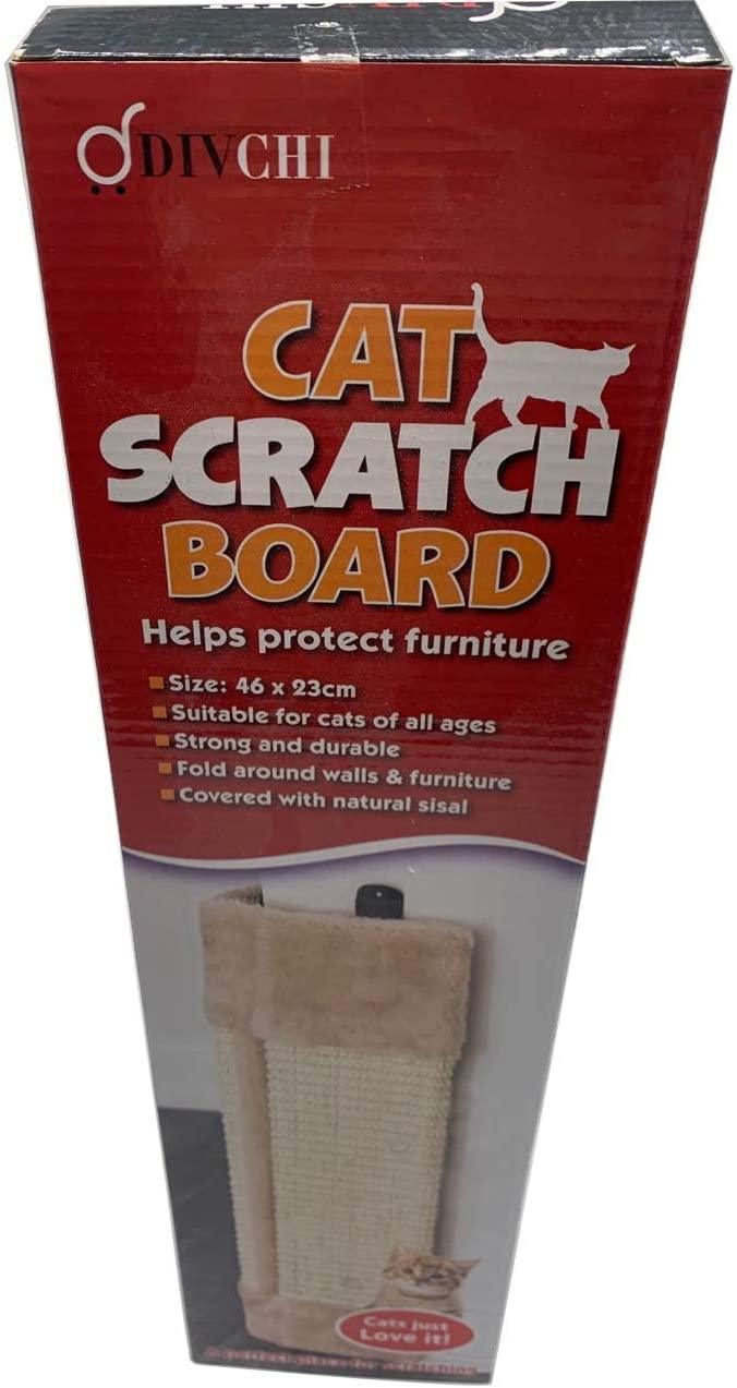 DIVCHI Cat Scratcher Cat Scratching Board Pad Hanging Scratcher Cat Wall Mounted Scratching Post/Wall Corner Foldable Pet Sisal Scratcher - DIVCHI