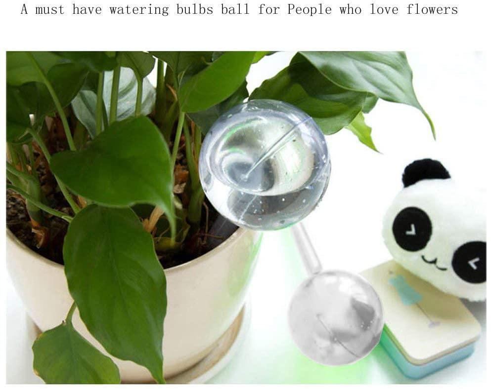 DIVCHI Self Watering Globes, Green Life Pack of 4 Aqua Globes Small Plant Flower Automatic Self Watering PVC Bulbs Ball Garden Waterer Device Set - DIVCHI