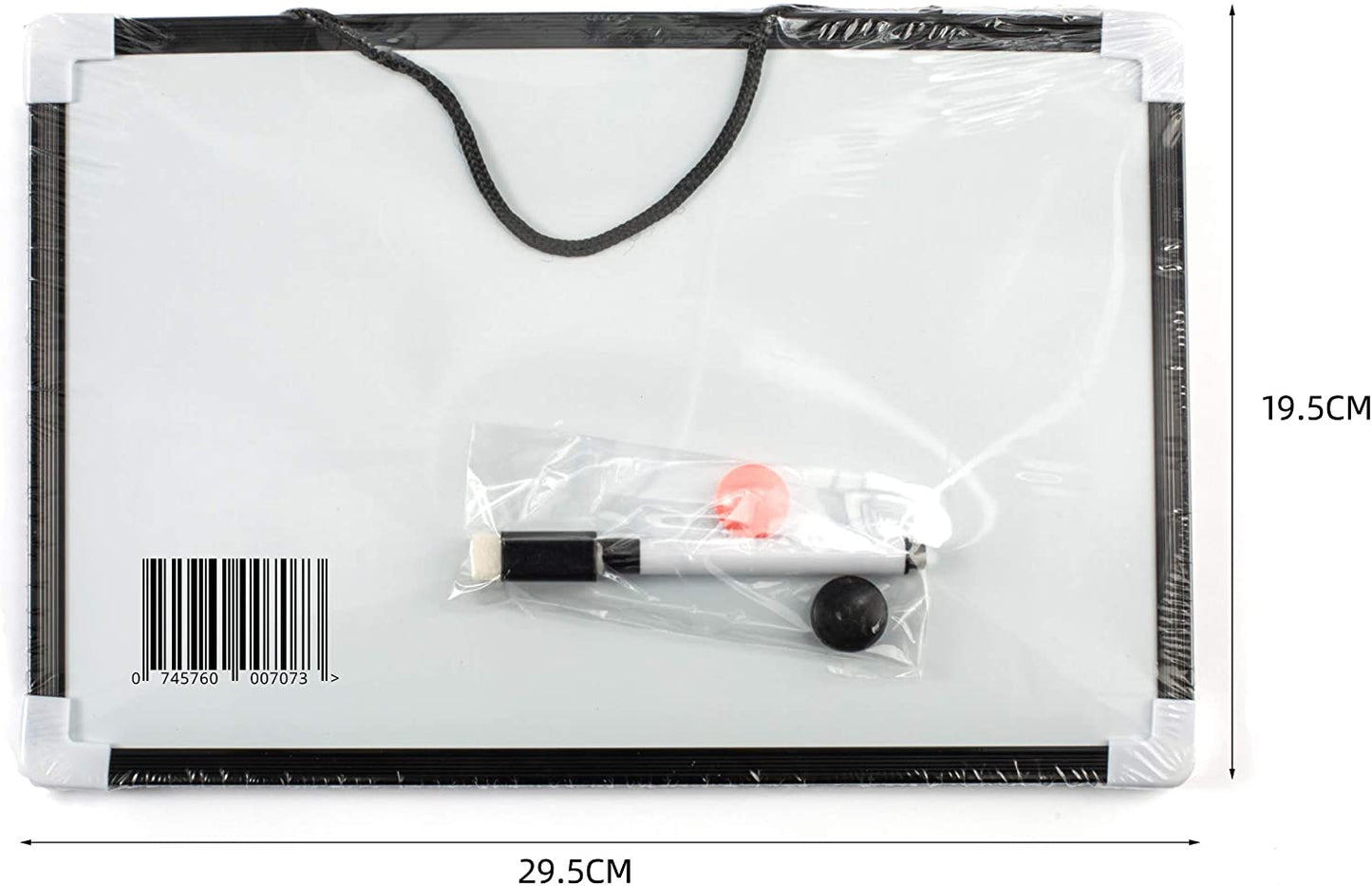 DIVCHI A4 Dry Wipe Magnetic Whiteboard Mini Office Notice Memo White Board Pen and Eraser
